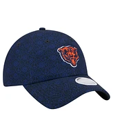 New Era Women's Navy Chicago Bears Smiley 9TWENTY Adjustable Hat