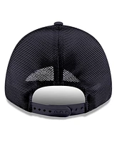 New Era Men's Navy Jeff Gordon DuPont Foam A-Frame 9FORTY Trucker Adjustable Hat