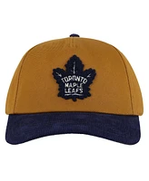 American Needle Men's Tan/Blue Toronto Maple Leaf's Burnett Adjustable Hat