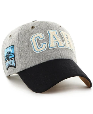 Stoney Clover Lane x '47 Brand Men's and Women's Gray/Black Carolina Panthers Block Clean Up Adjustable Hat