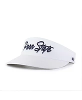 '47 Brand Men's White Penn State Nittany Lions Melbourne Brrr Adjustable Visor Hat