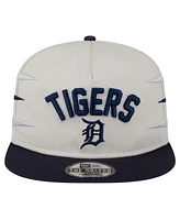 New Era Men's Cream Detroit Tigers Iron Golfer Snapback Hat