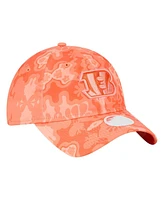 New Era Women's Orange Cincinnati Bengals Trippy 9TWENTY Adjustable Hat