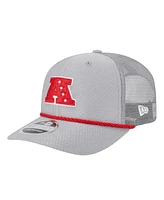 New Era Men's Gray Las Vegas Raiders 2025 Pro Bowl 9SEVENTY Stretch-Snap Hat