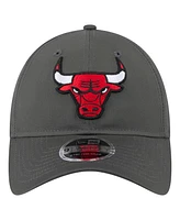 New Era Men's Charcoal Chicago Bulls Active Ripstop 9TWENTY Adjustable Hat