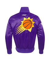 Pro Standard Men's Purple Phoenix Suns 2024/25 City Edition Chenille Satin Full-Snap Jacket