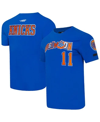 Pro Standard Men's Jalen Brunson Blue New York Knicks City Ransom T-Shirt