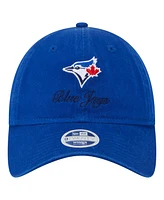 New Era Women's Royal Toronto Blue Jays Preppy Team 9TWENTY Adjustable Hat