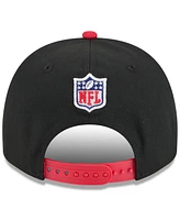 New Era Big Boys and Girls Black/Scarlet San Francisco 49ers 2025 Nfl Draft A-Frame 9FIFTY Snapback Hat
