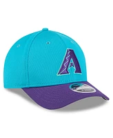 New Era Men's Teal/Purple Arizona Diamondbacks 2025 City Connect Batting Practice M-Crown 9FORTY Adjustable Hat