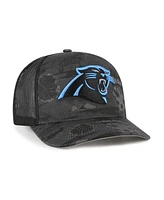 '47 Brand Men's Black Carolina Panthers Fiji Trucker Adjustable Hat