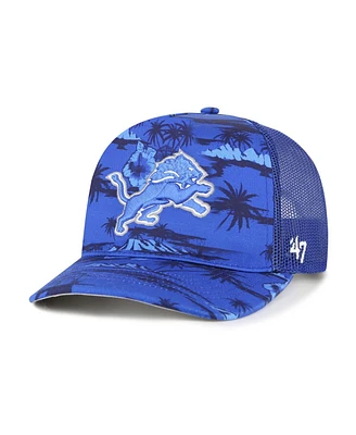 '47 Brand Men's Blue Detroit Lions Fiji Trucker Adjustable Hat