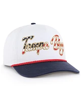 '47 Brand Men's White Tampa Bay Buccaneers Patriotic Overhand Hitch Adjustable Hat