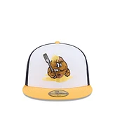 New Era Men's White Syracuse Mets Theme Nights 59FIFTY Fitted Hat