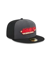 New Era Men's Gray Memphis Redbirds Theme Nights 59FIFTY Fitted Hat