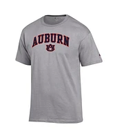 Champion Men's Heather Gray Auburn Tigers Arched Logo T-Shirt