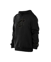 New Era Men's Black Cleveland Cavaliers Tonal Color Pop Premium Pullover Hoodie