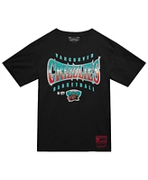 Mitchell & Ness Men's Black Vancouver Grizzlies Worldwide Collection Glow Up T-Shirt