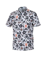 Reyn Spooner Men's White Detroit Tigers Pua Performance Polo Shirt