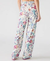 Steve Madden Women's Floral Straight-Leg Pants