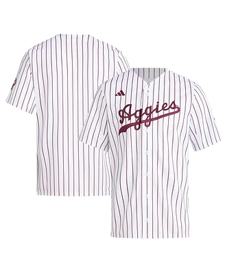 Adidas Men's White Texas A&M Aggies Replica Baseball Jersey