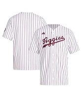 Adidas Men's White Texas A&M Aggies Replica Baseball Jersey