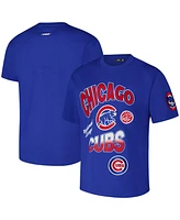 Pro Standard Men's Royal Chicago Cubs Turn It Up Dropped Shoulder T-Shirt