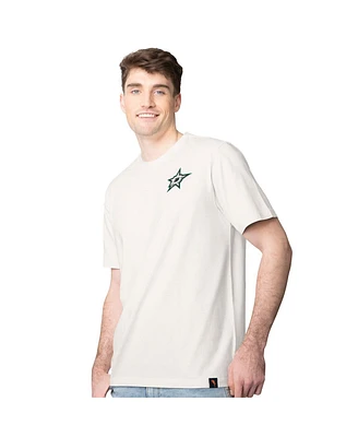Margaritaville Men's Cream Dallas Stars Time Flies T-Shirt