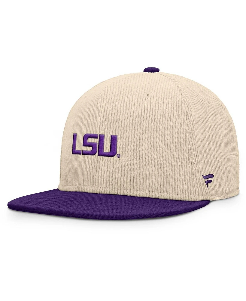 Fanatics Men's Tan Lsu Tigers Catcher Snapback Hat