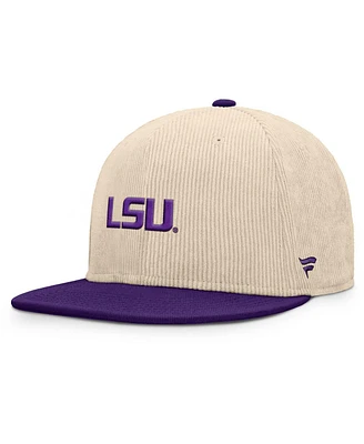 Fanatics Men's Tan Lsu Tigers Catcher Snapback Hat