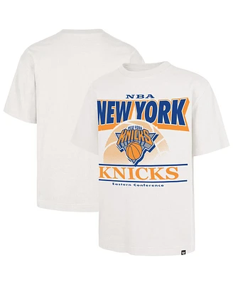'47 Brand Men's White New York Knicks City Edition Shifty Foundation T-Shirt