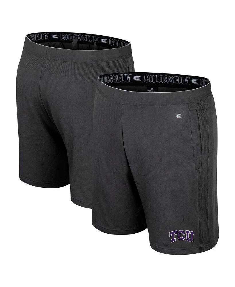 Colosseum Men's Charcoal Tcu Horned Frogs Forget Shorts