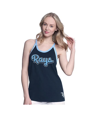 G-iii 4Her by Carl Banks Women's Navy Tampa Bay Rays Curveball Racerback Tank Top