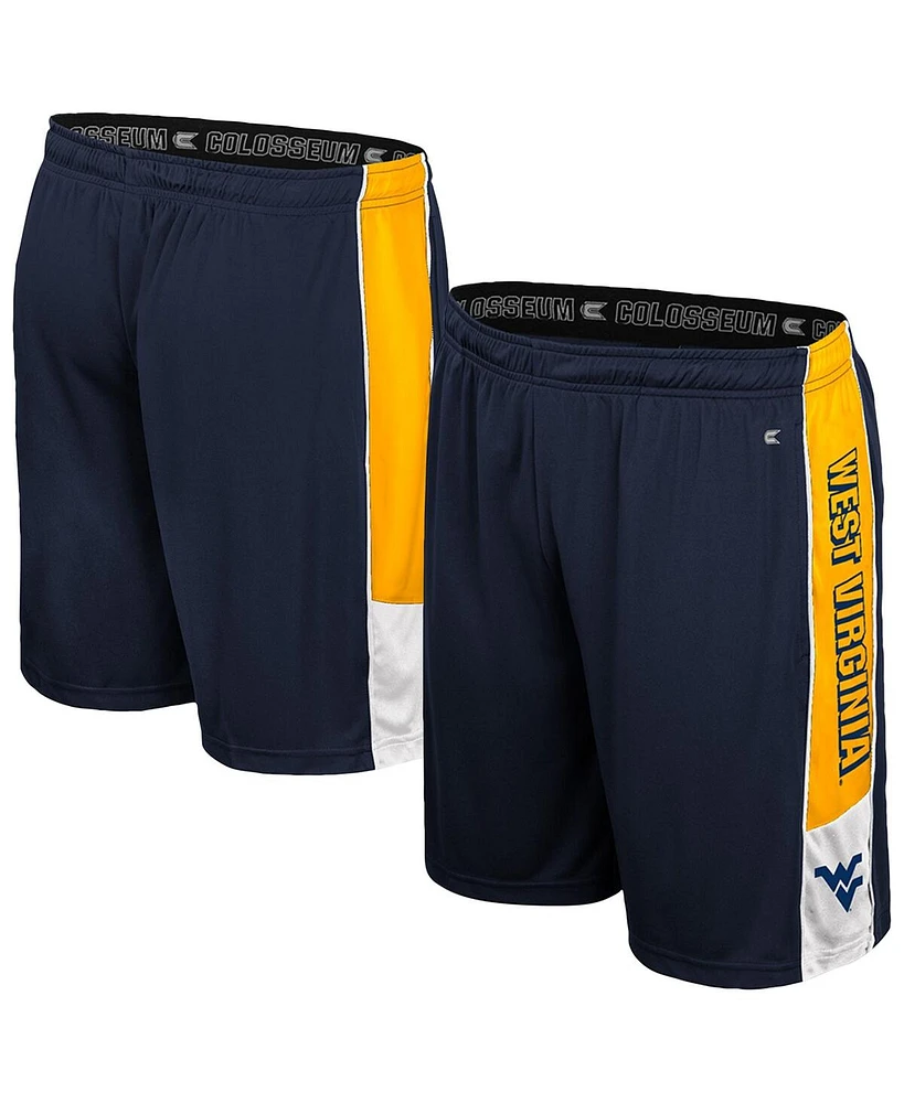 Colosseum Men's Navy West Virginia Mountaineers Quantum Shorts
