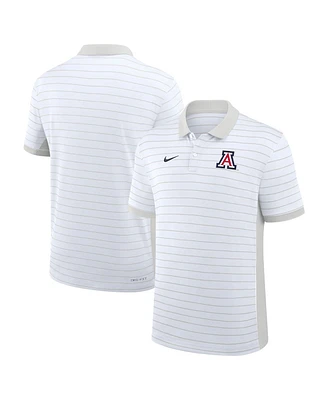 Nike Men's White Arizona Wildcats 2025 Early Season Coaches Sideline Victory Stripe Performance Polo Shirt