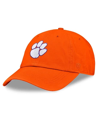 Top of the World Men's Orange Clemson Tigers Team Logo Washed Adjustable Hat