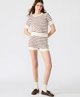 Steve Madden Women's Pull-On Pointelle Shorts