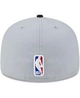 New Era Men's Gray/Black Utah Jazz Tip-Off Two-Tone 59FIFTY Fitted Hat