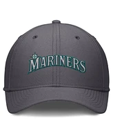 Nike Men's Gray Seattle Mariners Swoosh Performance Flex Hat