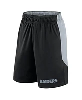 Fanatics Men's Black/Silver Las Vegas Raiders Launch Shorts