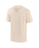 Fanatics Men's Cream Pittsburgh Steelers Elements Weathered Tonal Future Ground T-Shirt