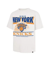 '47 Brand Men's White New York Knicks City Edition Shifty Foundation T-Shirt