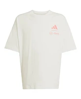 Adidas Big Boys and Girls White Mercedes-amg Petronas F1 Team 2025 Miami Grand Prix Pack T-Shirt