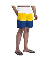 G-iii Sports by Carl Banks Men's Royal/Gold Los Angeles Rams Sunrise Volley Swim Shorts