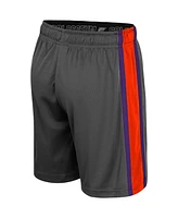 Colosseum Big Boys and Girls Charcoal Clemson Tigers Ripple Shorts