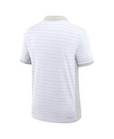 Jordan Men's White Oklahoma Sooners 2025 Early Season Coaches Sideline Victory Stripe Performance Polo Shirt