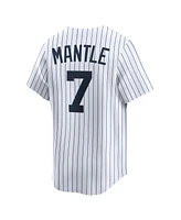 Nike Men's Mickey Mantle White New York Yankees Throwback Cooperstown Collection Limited Jersey