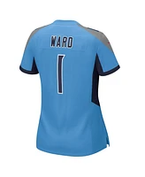 Nike Women's Cameron Ward Light Blue Tennessee Titans 2025 Nfl Draft First Round Pick Game Jersey