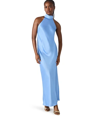 Steve Madden Women's Lara Satin Maxi Dress