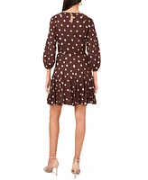 1.State Women's 3/4-Sleeve Dot Mini Dress